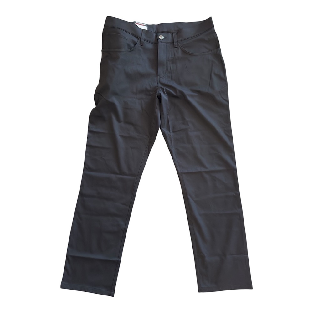 Kirkland Signature Mens 5-Pocket Pant Black 34x30 Water Resistant Stretch